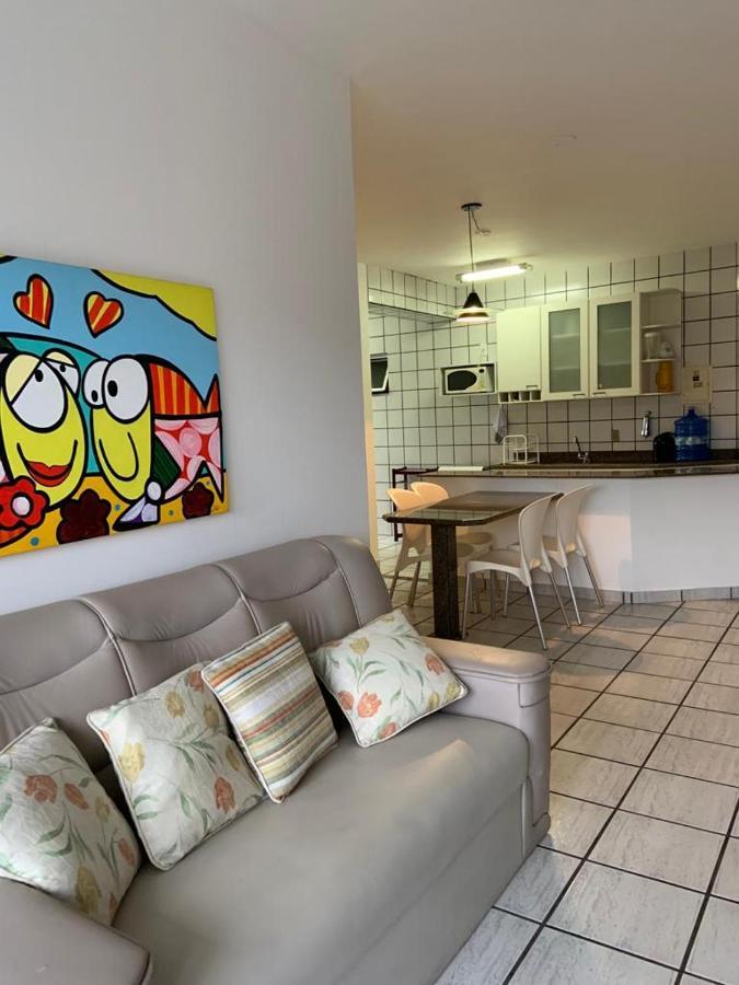 Apartamento Pe Na Areia E Aguas Tranquilas No Centro De 구아라파리 외부 사진