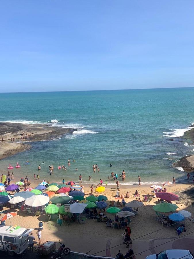 Apartamento Pe Na Areia E Aguas Tranquilas No Centro De 구아라파리 외부 사진